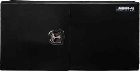 Buyers Products - 1705835 Underbody Truck Tool Box with Barn Door, Black Smooth Aluminum, 24 x 24 x 36 Inches in Saudi Arabia