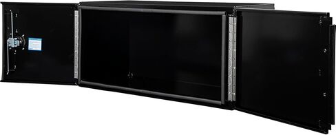 Buyers Products - 1705835 Underbody Truck Tool Box with Barn Door, Black Smooth Aluminum, 24 x 24 x 36 Inches in Saudi Arabia