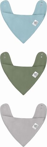 The Ollie World Bandana Bib - Custom Moisture-Wicking Fabric - Newborn- Adjustable Snap (1-pack)-Oeko-Tex Standard 100 in Kuwait