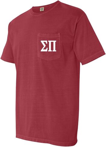 Sigma Pi Fraternity Comfort Colors Pocket T-Shirt in Saudi Arabia