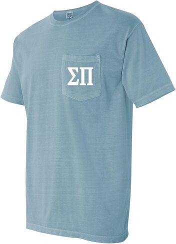 Sigma Pi Fraternity Comfort Colors Pocket T-Shirt in Saudi Arabia