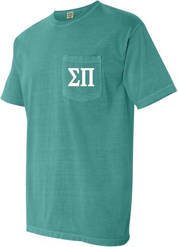 Sigma Pi Fraternity Comfort Colors Pocket T-Shirt in Saudi Arabia