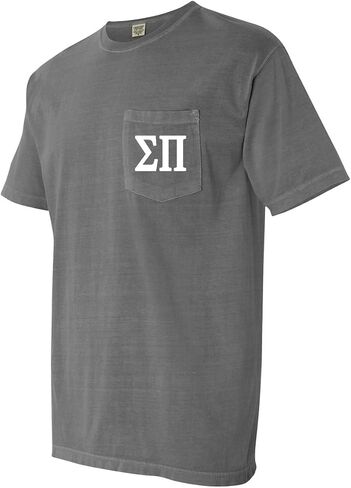 Sigma Pi Fraternity Comfort Colors Pocket T-Shirt in Saudi Arabia