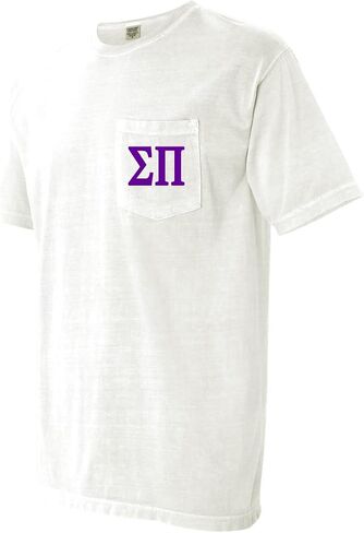 Sigma Pi Fraternity Comfort Colors Pocket T-Shirt in Saudi Arabia