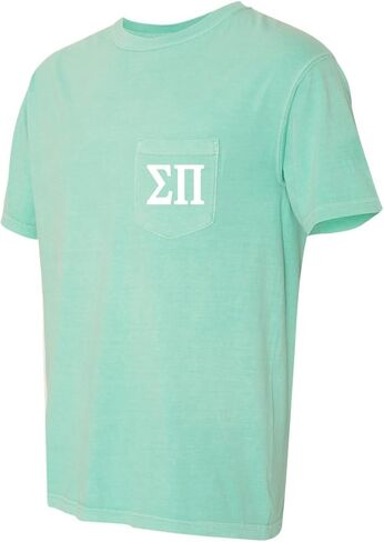Sigma Pi Fraternity Comfort Colors Pocket T-Shirt in Saudi Arabia