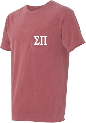 Sigma Pi Fraternity Comfort Colors Pocket T-Shirt in Saudi Arabia