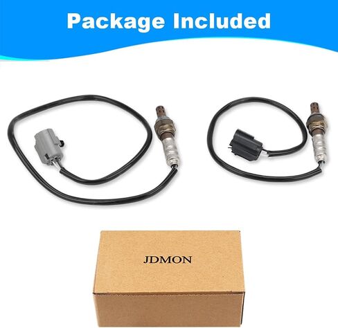 JDMON 2PCS Oxygen O2 Sensor Upstream Downstream Replacement for 1996-1999 Jeep Cherokee, Grand Cherokee, Wrangler L6 4.0L Compatible with 234-4076, 2344076, 234-4078, 2344078 in Saudi Arabia