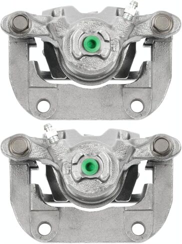 AutoShack Rear Brake Calipers Set of Assembly with Bracket Replacement for 2006-2014 Honda Ridgeline 3.5L V6 AWD Driver and Passenger Side BC3930APR in Saudi Arabia