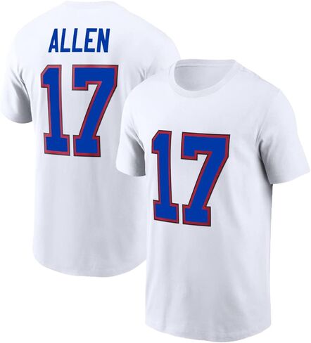 Josh Allen #17 Buffalo Football Cotton Shirt Jersey in Kuwait