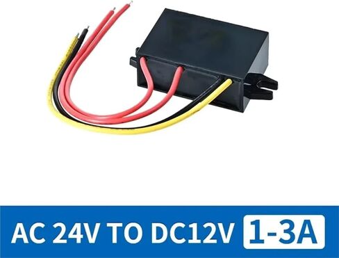 1PCS 24VAC إلى 12VDC 3A 2A 1A 24V AC TO 12V STOPEND DON DC DC POWERTER VOLTER BUCK CAR CAR CAR CAR CARERTAGE (AC15-35VDC15-52V ، DC 12V 2A 24W MAX) in Saudi Arabia