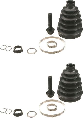 Replacement Pair Set of 2 Front Outer CV Joint Boot Kits forVan Mechanics Choice for Volkswagen in Saudi Arabia