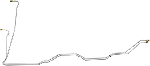 Inline Tube Compatible with 1995-98 Chevrolet GMC Truck 4L60E 5/16" Trans Cooler Lines 2pc, OE Steel in Saudi Arabia