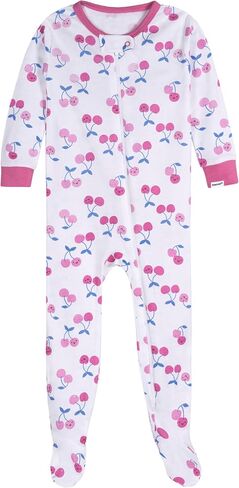 Onesies Brand Baby Girls' 2-Pack Footed Pajamas, Sunny Day, 0-3 Months in Kuwait