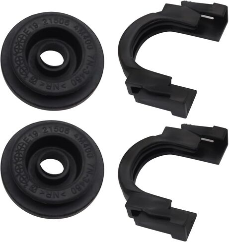 NLQR 2 Set Upper Radiator Mount Bracket and Bushing Fit for Nissan Altima 2007-2013 Maxima 2004-2017 Murano 2003-2014 Quest 2004-2016 Rogue 2008-2015 2.5L 3.5L 21506-6M100 21542-CA000 in Saudi Arabia