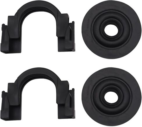 NLQR 2 Set Upper Radiator Mount Bracket and Bushing Fit for Nissan Altima 2007-2013 Maxima 2004-2017 Murano 2003-2014 Quest 2004-2016 Rogue 2008-2015 2.5L 3.5L 21506-6M100 21542-CA000 in Saudi Arabia