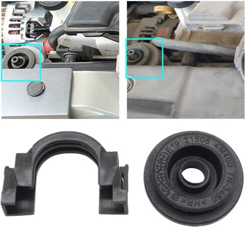NLQR 2 Set Upper Radiator Mount Bracket and Bushing Fit for Nissan Altima 2007-2013 Maxima 2004-2017 Murano 2003-2014 Quest 2004-2016 Rogue 2008-2015 2.5L 3.5L 21506-6M100 21542-CA000 in Saudi Arabia