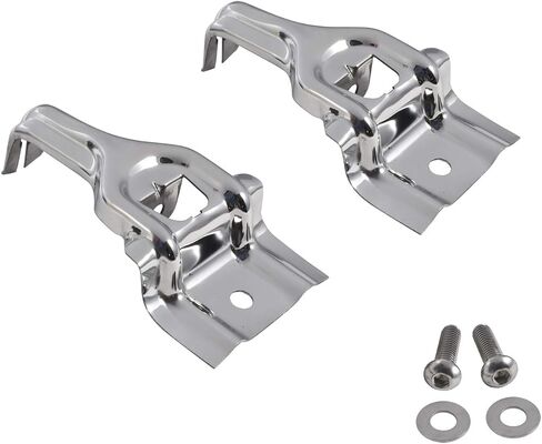 1983-93 Mustang LX GT 5.0 V8 Polished Stainless Radiator Upper Mounting Brackets in Saudi Arabia