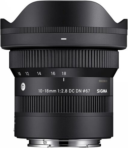 Sigma 10-18mm f/2.8 DC DN Contemporary Lens for Sony-E Mount with Pixel Advance Accessories and Travel Bundle | 207965 | Sigma 10-18mm f/2.8 Sony in Saudi Arabia
