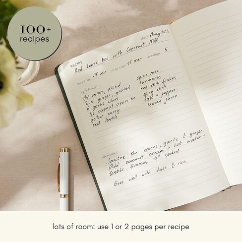 شركة كونيتسا كتاب الوصفات لكتابة وصفاتك الخاصة، وكتاب الطبخ الفارغ ومجلة الوصفات - هدية للشيف in Kuwait