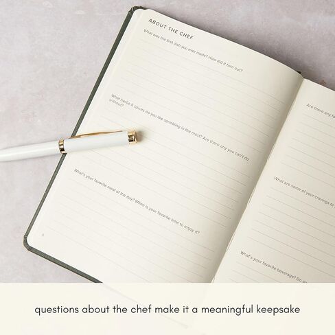 شركة كونيتسا كتاب الوصفات لكتابة وصفاتك الخاصة، وكتاب الطبخ الفارغ ومجلة الوصفات - هدية للشيف in Kuwait