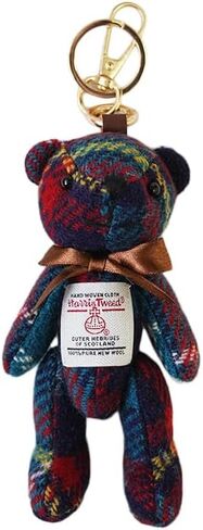 Harris Tweed Bearkain ، سحر حقيبة أنيقة هدية فريدة من نوعها للنساء ، قلادة محفظة لطيفة للمفاتيح والسفر in Kuwait