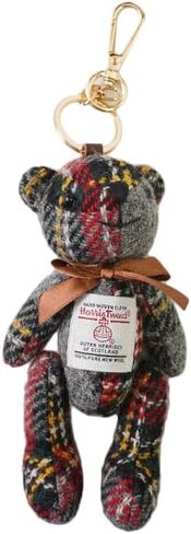 Harris Tweed Bearkain ، سحر حقيبة أنيقة هدية فريدة من نوعها للنساء ، قلادة محفظة لطيفة للمفاتيح والسفر in Kuwait