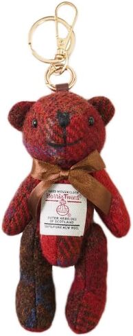Harris Tweed Bearkain ، سحر حقيبة أنيقة هدية فريدة من نوعها للنساء ، قلادة محفظة لطيفة للمفاتيح والسفر in Kuwait