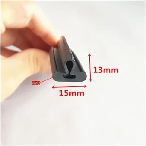 Rubber T Strip Glass Glass Wood Load Edge Sheiled Sheield Car Seals Cable Cover Cover Cover Photovoltaic Sealing Strips Black (17 × 15mm ، 3M_T) in Saudi Arabia