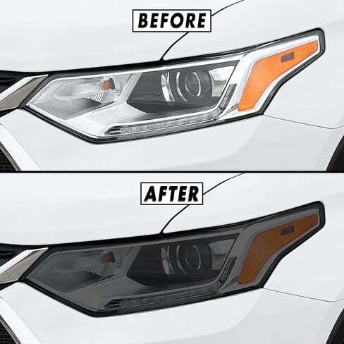 SlickMod PreCut Vinyl Smoke Tint for 20182021 Chevy Traverse Headlight 1. Headlight, 35percent Light Smoke in Saudi Arabia