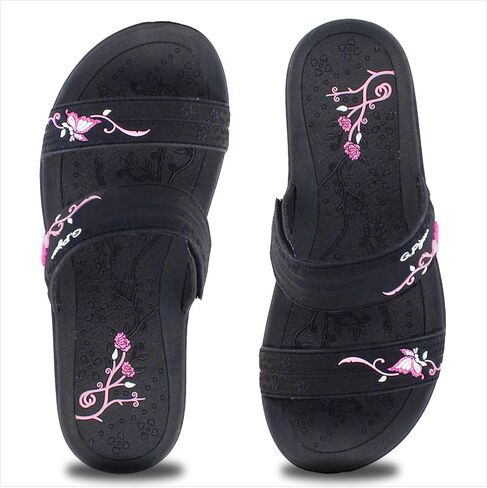 أحذية Gold Pigeon صنادل مريحة بكعب عريض، صنادل نسائية ذات نعل سميك كاجوال للشاطئ الصيفي، بكعب عريض 2.75 بوصة in Kuwait