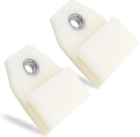 2pcs Window Door Glass Channel Clips, Plastic Glass Regulator Holder Sash Retainer Clip Fits for Honda 1988-2015 Accord Civic CRV Fit Pilot Odyssey Insight, White in Saudi Arabia