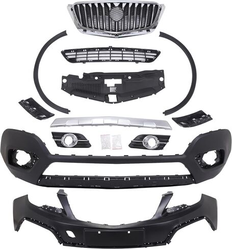 CAREONLINE New Complete Front Bumper Cover Assembly Grilles Fits for 2013-2016 Bui-ck Encore, OE: 95350357 GM1014109 (OL-FR-092250705) in Saudi Arabia