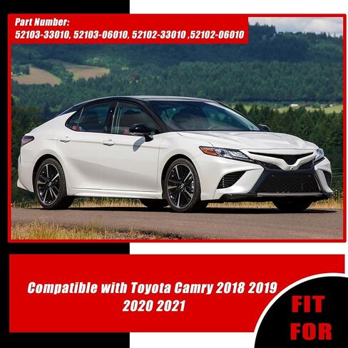 FZJDSD Front Bumper Bracket Compatible with Toyota Camry 2018-2021, 2PCS Front Left and Right Side Replace 52103-33010 52102-33010 52103-06010 52102-06010 in Saudi Arabia