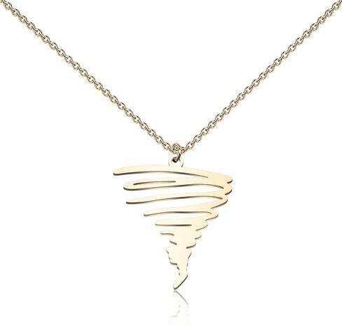 WUSUANED Funny Hurricane Necklace Storm Tornado Chaser Jewelry Hurricane Gift Meteorology Gift in Kuwait