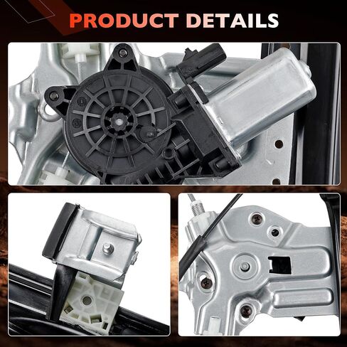 751-740 Front Right Passenger Side Power Window Regulator and Motor(2 Pins) Assembly Compatible with 2012-2015 Chevy Cruze,2016 Cruze Limited Replace# 95265281,95382557,GM1351227 in Saudi Arabia