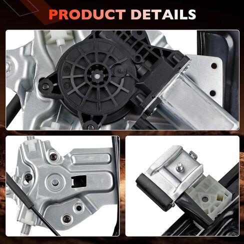 751-740 Front Right Passenger Side Power Window Regulator and Motor(2 Pins) Assembly Compatible with 2012-2015 Chevy Cruze,2016 Cruze Limited Replace# 95265281,95382557,GM1351227 in Saudi Arabia