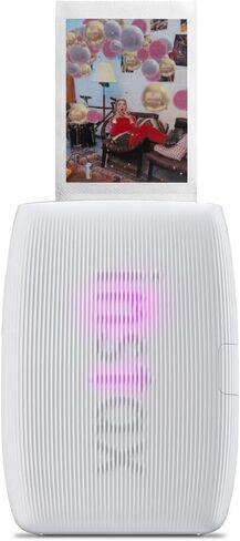 Fujifilm INSTAX Mini Link 3 Smartphone Printer (Rose Pink) + Travel Bag Small INSTAX Mini Instant Film (20 Sheets) + USB Power Charging Adapter + Diginerds Microfiber Cleaning Cloth in Saudi Arabia