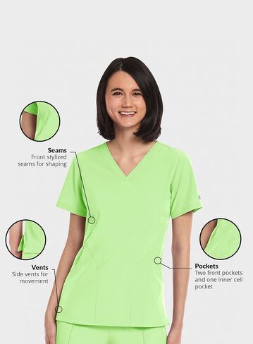 Maevn Matrix Impulse Women’s V-Neck Top in Kuwait