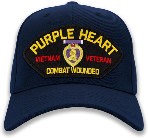 Purple Heart - Vietnam Veteran Combat Wounded Hat – Ball Cap or Trucker Hat in Saudi Arabia