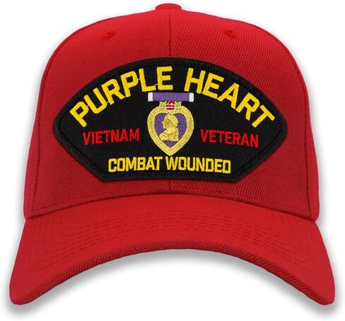 Purple Heart - Vietnam Veteran Combat Wounded Hat – Ball Cap or Trucker Hat in Saudi Arabia