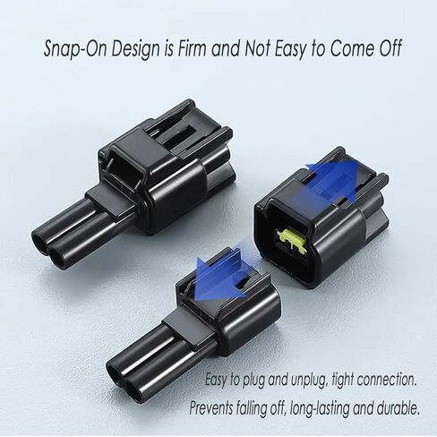 3 Pin Plug Connector Without Wire, Electrical Male Female Plug Connector, Quick Connect/Disconnect Socket, Suitable for Marine Boat Car Truck Motorcycle or Other Devices(3 pin black) in Kuwait