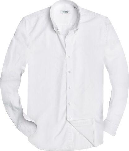 Cotton King Mens Shirts | 100% Cotton Long Sleeve Shirts for Men | Button Down Shirt Men | Oxford Mens Dress Shirt in Saudi Arabia