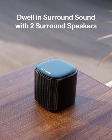 ULTIMEA 5.1 Sound Bar with Virtual Surround Sound System for TV, Sound Bar for Smart TV with 2 Surround Speakers for Home Theater, App Control, Wired Subwoofer, Peak Power 250W, Opt/AUX/BT, Aura A30 in Kuwait