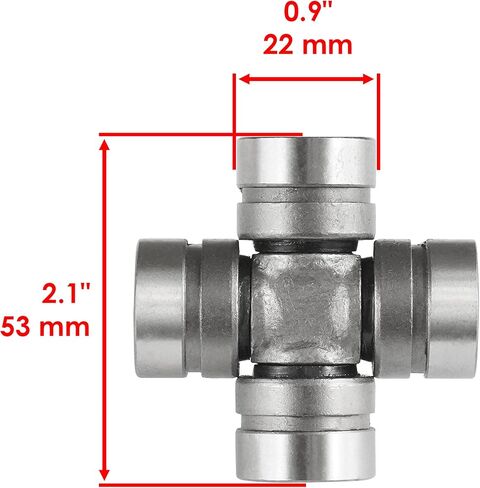 Caltric 3 Front Drive Propeller Shaft U-coint متوافق مع Kawasaki Mule 3010 Kaf620 E H J K 4x4 2001-2008 in Kuwait
