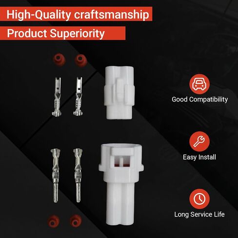 2 Pin Waterproof Wire Connector 6187-2171 Compatible with Sumitomo MT090 Auto Motorcycle Harness Plug Replaces 6180-2181 6180-2321 6187-2311 in Saudi Arabia