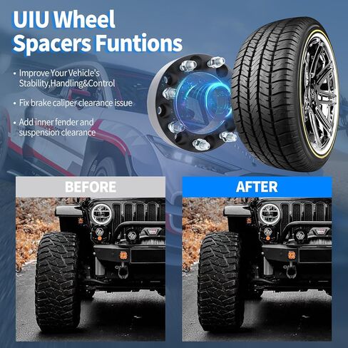 5x4.75 Wheel Spacers 5x4.75, 20mm Thick, 5 Lug Hub Centric Spacers Compatible with Corvette, Blazer, S10, Camaro, Firebird, Sonoma, Bravada, XLR, Jimmy, S10 Blazer, M12x1.5 Studs 70.3mm Hub Bore, 2Pcs in Saudi Arabia