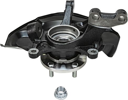 Detroit Axle - Front 2pc Steering Knuckles for 04-07 Toyota Highlander, 2 Steering Knuckles & Wheel Bearing Hubs Assembly 2004 2005 2006 2007 Replacement in Saudi Arabia