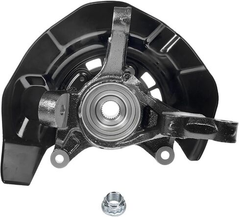 Detroit Axle - Front 2pc Steering Knuckles for 04-07 Toyota Highlander, 2 Steering Knuckles & Wheel Bearing Hubs Assembly 2004 2005 2006 2007 Replacement in Saudi Arabia