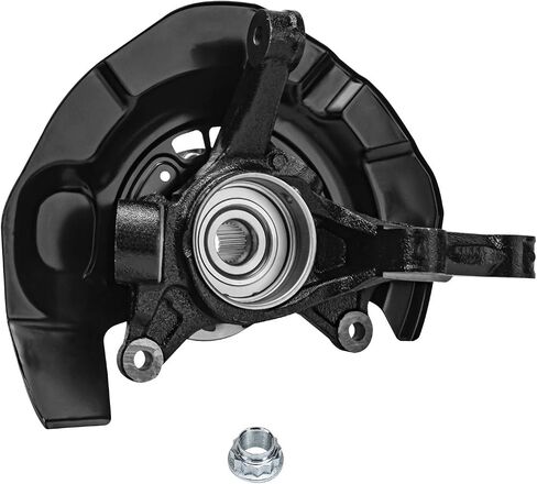 Detroit Axle - Front 2pc Steering Knuckles for 04-07 Toyota Highlander, 2 Steering Knuckles & Wheel Bearing Hubs Assembly 2004 2005 2006 2007 Replacement in Saudi Arabia