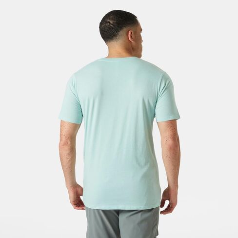 Helly-Hansen HH Tech Logo T-Shirt for Men - Comfortable, Moisture-Wicking Shirt for Outdoor Activities, Casual Wear in Kuwait